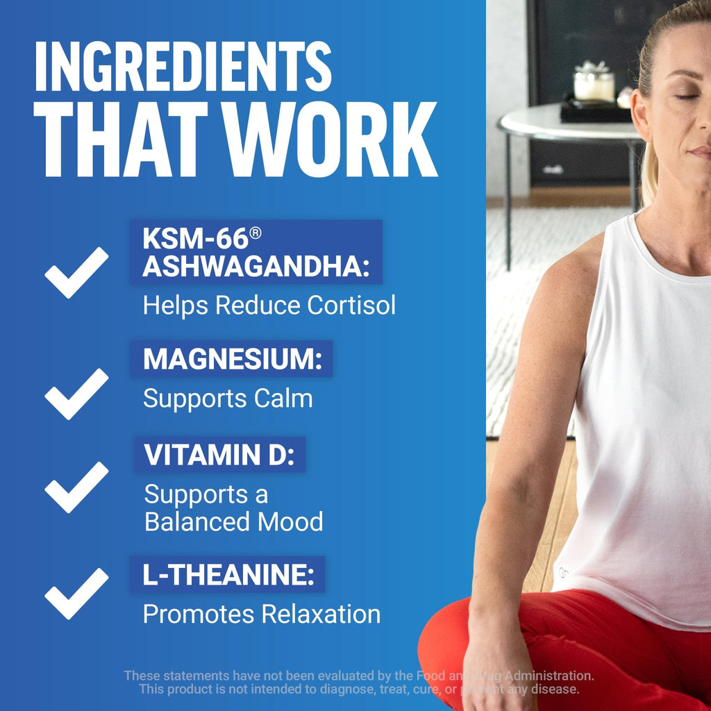Force Factor Amazing Ashwa Complete Calm Support with KSM-66 Ashwagandha, Like Ashwangandha Gummies to Promote Calm & Relaxation with Magnesium & L-Theanine, - FENGGESTORE20