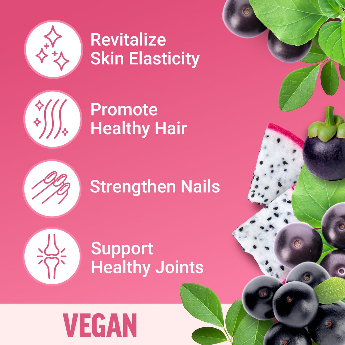Force Factor Collagen Boosting Superfoods, Vegan Collagen Booster for Women, with Biotin, Hyaluronic Acid, and Vitamin C, for Hair, Skin, Nails, & Joint Support - FENGGESTORE20