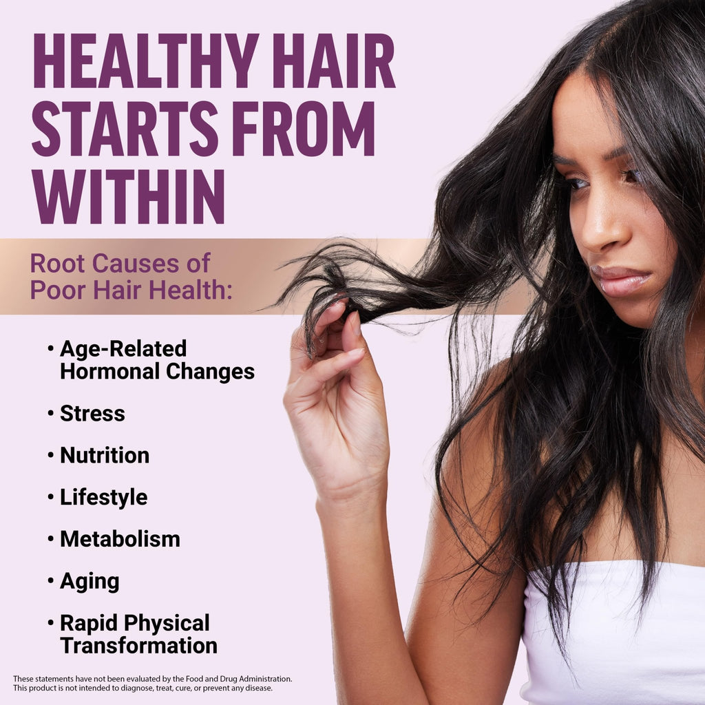 Force Factor Hair Growth Accelerator Soft Chews, Hair Growth Vitamins for Women and Men with Clinically Studied Lustriva and Biotin, Promotes Thicker - FENGGESTORE20