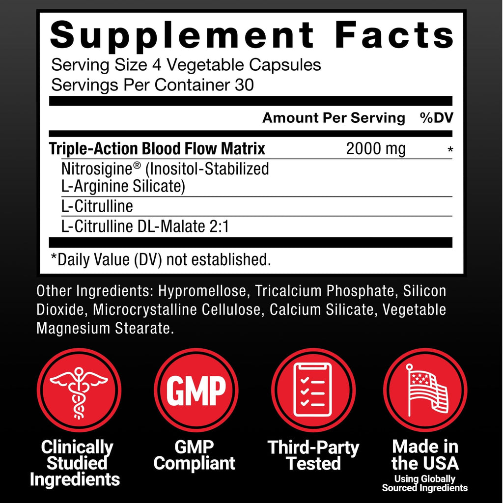 Force Factor Nitric Oxide Booster, Fast-Acting Formula with L-Arginine, Boosts Nitric Oxide Levels, Maximize Muscle Pumps, Enhance Endurance - FENGGESTORE20