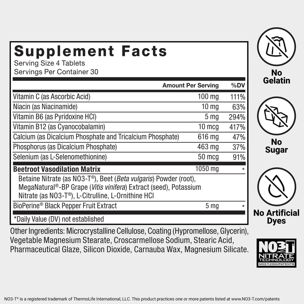 Force Factor Total Beets Blood Pressure Support with Grape Seed Extract and Non GMO Beet Root Powder for Heart Health - FENGGESTORE20