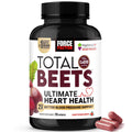 Force Factor Total Beets Ultimate Heart Health, Beet Root Capsules for Blood Pressure Support, CoQ10, Organic Beet Root Powder, Hawthorn Berry - FENGGESTORE20