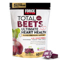 Force Factor Total Beets Ultimate Heart Health Chews for Blood Pressure Support, with Beetroot Powder, CoQ10, B Vitamins & Grapeseed Extract for Blood Flow - FENGGESTORE20