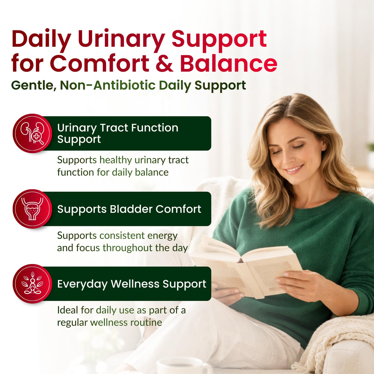 ForestLeaf D Mannose Supplements for Women & Men - D-Mannose 1000mg Capsules with Cranberry, Hibiscus & VIT C - DMannose Pills for UTI, Urinary Tract & Bladder Support - 120 Caps - FENGGESTORE20