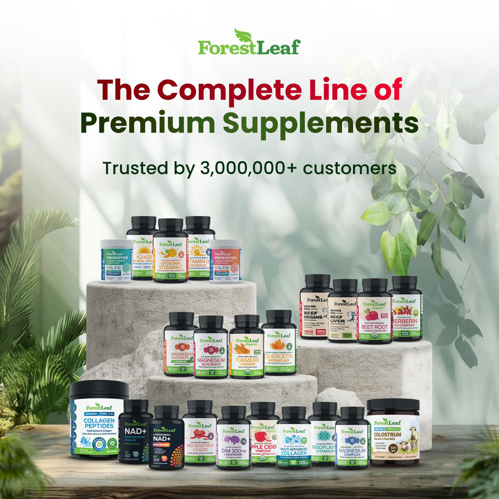 ForestLeaf D Mannose Supplements for Women & Men - D-Mannose 1000mg Capsules with Cranberry, Hibiscus & VIT C - DMannose Pills for UTI, Urinary Tract & Bladder Support - 120 Caps - FENGGESTORE20