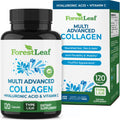 ForestLeaf Multi Collagen Pills with Hyaluronic Acid + Vitamin C | Hydrolyzed Collagen Supplements for Women or Men | Multi Collagen Capsules Peptides for Skin - FENGGESTORE20