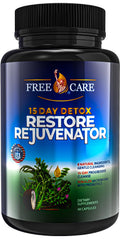 FreeCare Colon Cleanse 15+5Day Upgrade,Advanced Gut Cleanse Detox for Women & Men Fast Natural Laxative for Constipation Relief with Cascara Sagrada, Psyllium Husk - FENGGESTORE20