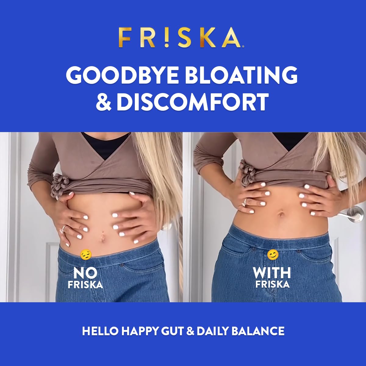 FRISKA Women’s Daily Digestive Enzyme and Probiotics Supplement, Advanced Natural Support for Female Digestive Health, Fights Bloating, Eases Digestion - FENGGESTORE20