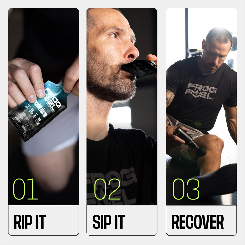 Frog Fuel Power Regular Complete Liquid Protein Shot, 15g, Nano Hydrolyzed & Grass Fed Collagen, Post Workout, Gluten Free, Fat & Sugar Free - FENGGESTORE20