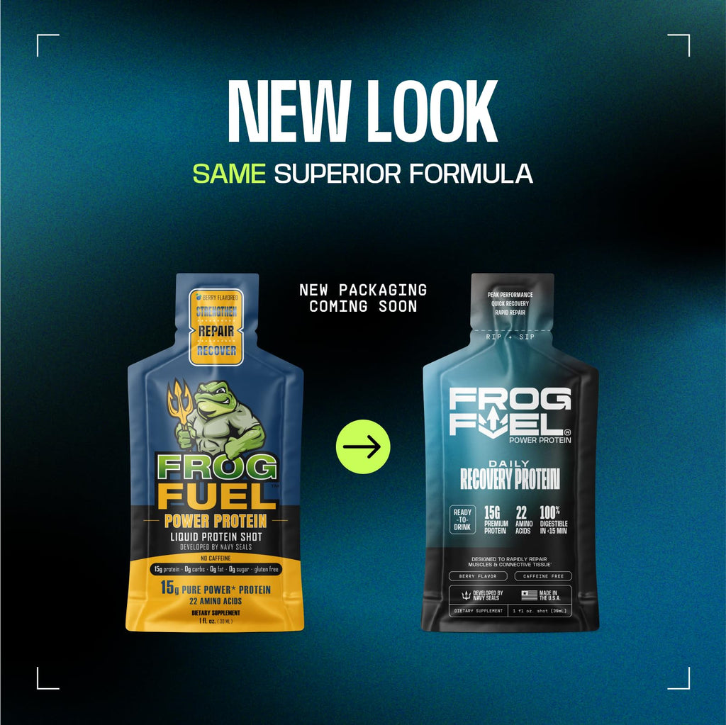 Frog Fuel Power Regular Complete Liquid Protein Shot, 15g, Nano Hydrolyzed & Grass Fed Collagen, Post Workout, Gluten Free, Fat & Sugar Free - FENGGESTORE20