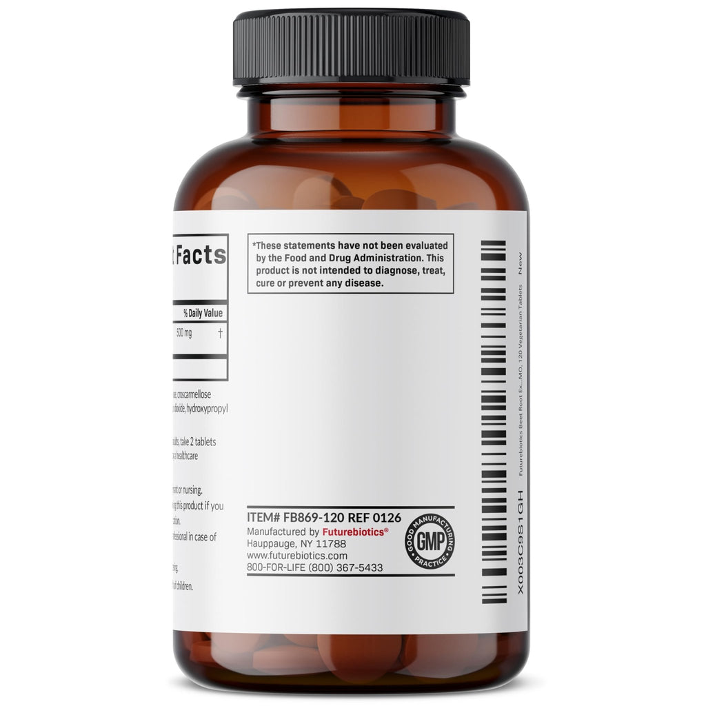 Futurebiotics Beet Root Extra Strength, Non-GMO, 120 Vegetarian Tablets - FENGGESTORE20