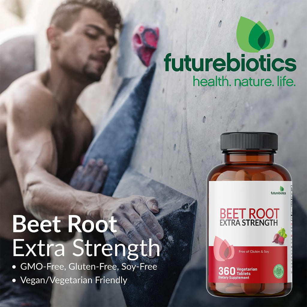 Futurebiotics Beet Root Extra Strength, Non-GMO, 120 Vegetarian Tablets - FENGGESTORE20