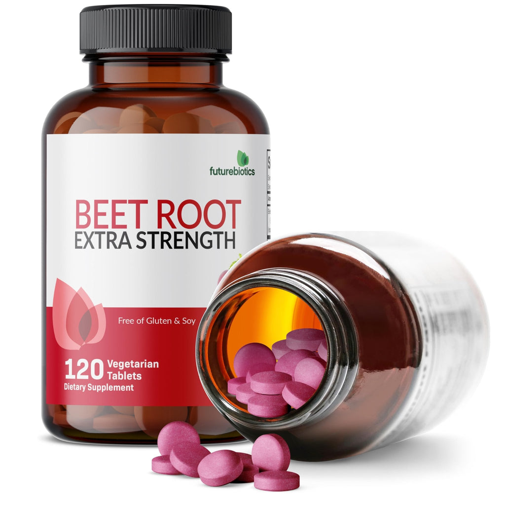 Futurebiotics Beet Root Extra Strength, Non-GMO, 120 Vegetarian Tablets - FENGGESTORE20