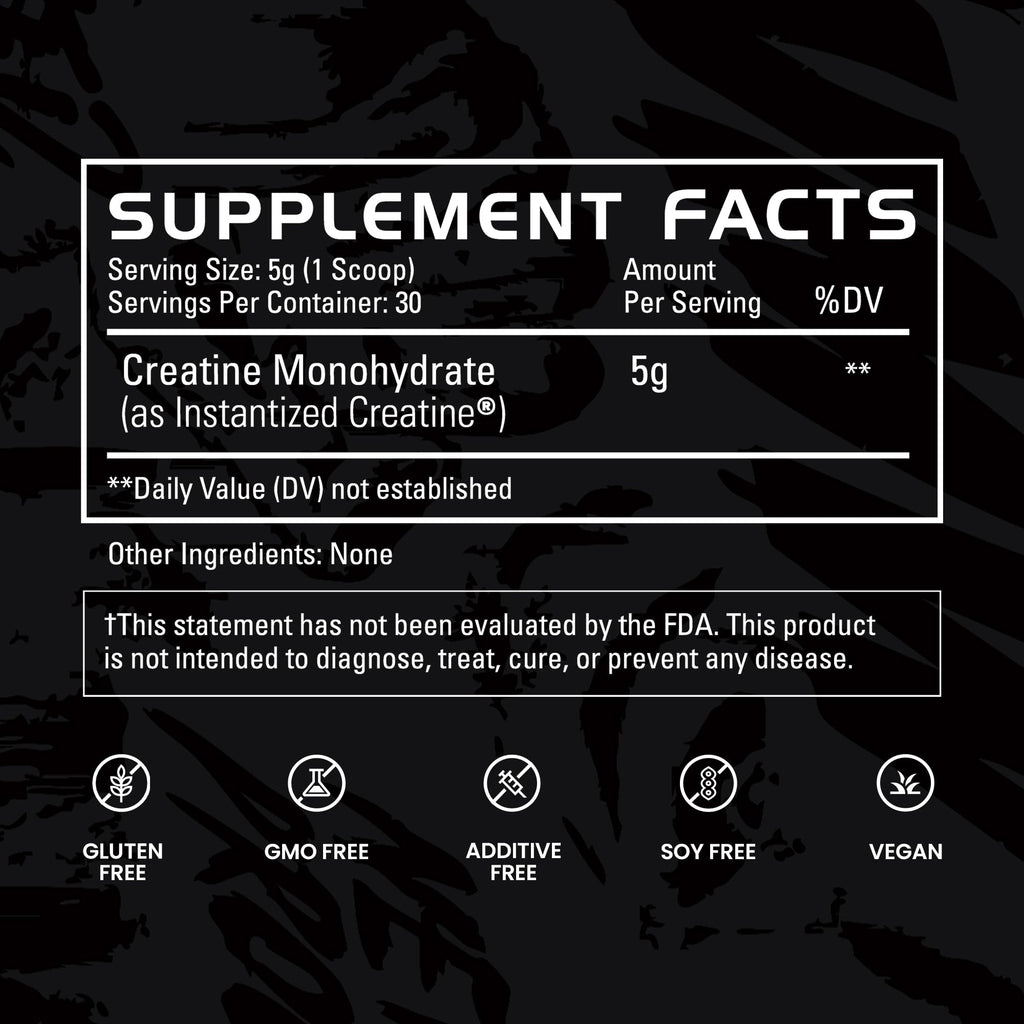 Gains in Bulk Instantized Creatine Monohydrate for Men & Women, Soluble Creatine Powder, Supports Muscle Building, Strength and Performance - FENGGESTORE20