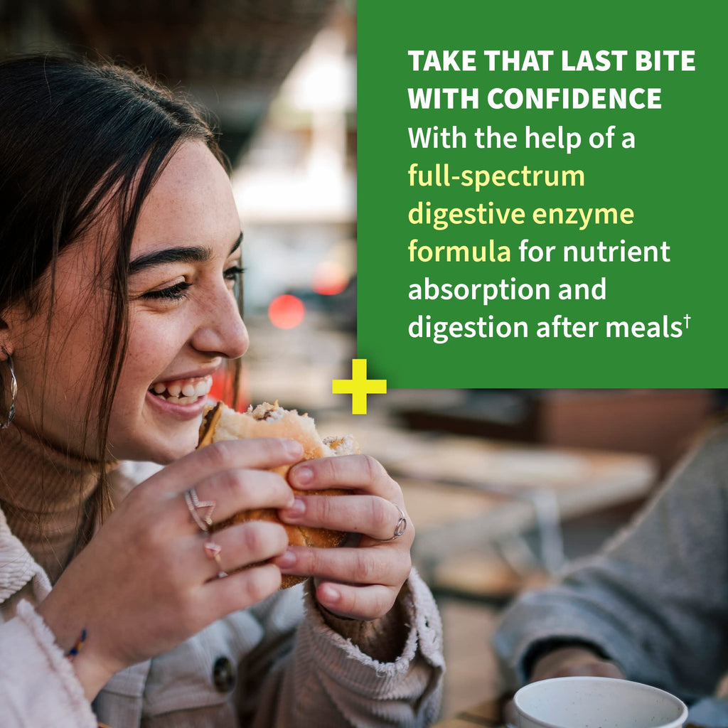 Garden of Life Digestive Enzymes with Papain, Bromelain and Lipase for Nutrient Absorption and Digestion Support, Tropical Fruit Flavor - FENGGESTORE20