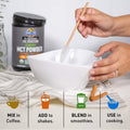 Garden of Life Dr. Formulated Keto Organic MCT Powder - 30 Servings, 6g MCTs from Coconuts plus Prebiotic Fiber & Probiotics - FENGGESTORE20