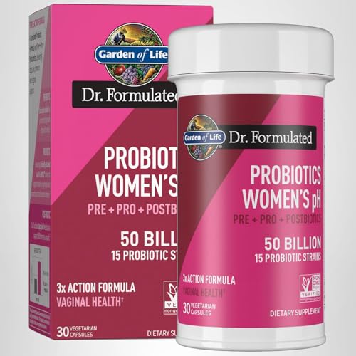 Garden of Life Dr Formulated Once Daily 3-in-1 Complete Prebiotics, Postbiotics & Probiotics for Women, PRE + PRO + POSTBIOTIC Supplement for Women’s Digestive - FENGGESTORE20