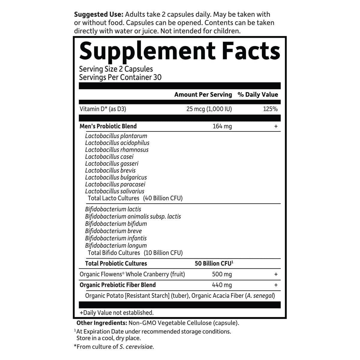 Garden of Life Dr. Formulated Probiotics Prostate+ - Acidophilus and Probiotic Supports Healthy Prostate and Digestive Balance - Shelf Stable - FENGGESTORE20