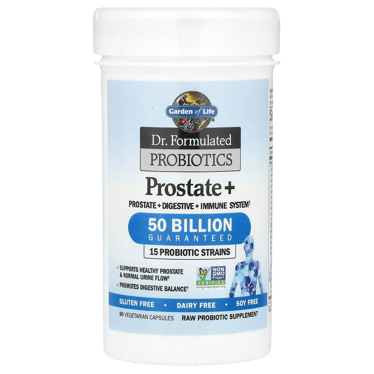 Garden of Life Dr. Formulated Probiotics Prostate+ - Acidophilus and Probiotic Supports Healthy Prostate and Digestive Balance - Shelf Stable - FENGGESTORE20