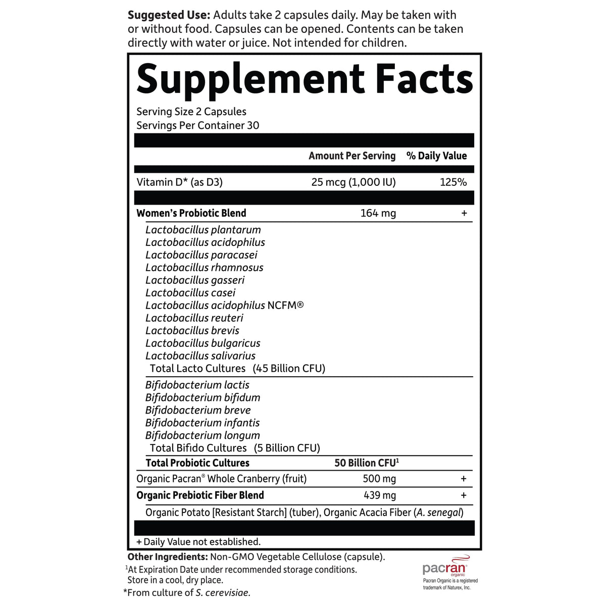 Garden of Life Dr. Formulated Probiotics Urinary Tract+ - 50 Billion CFU - Supports Digestive, Immune & Urinary Tract Health - FENGGESTORE20