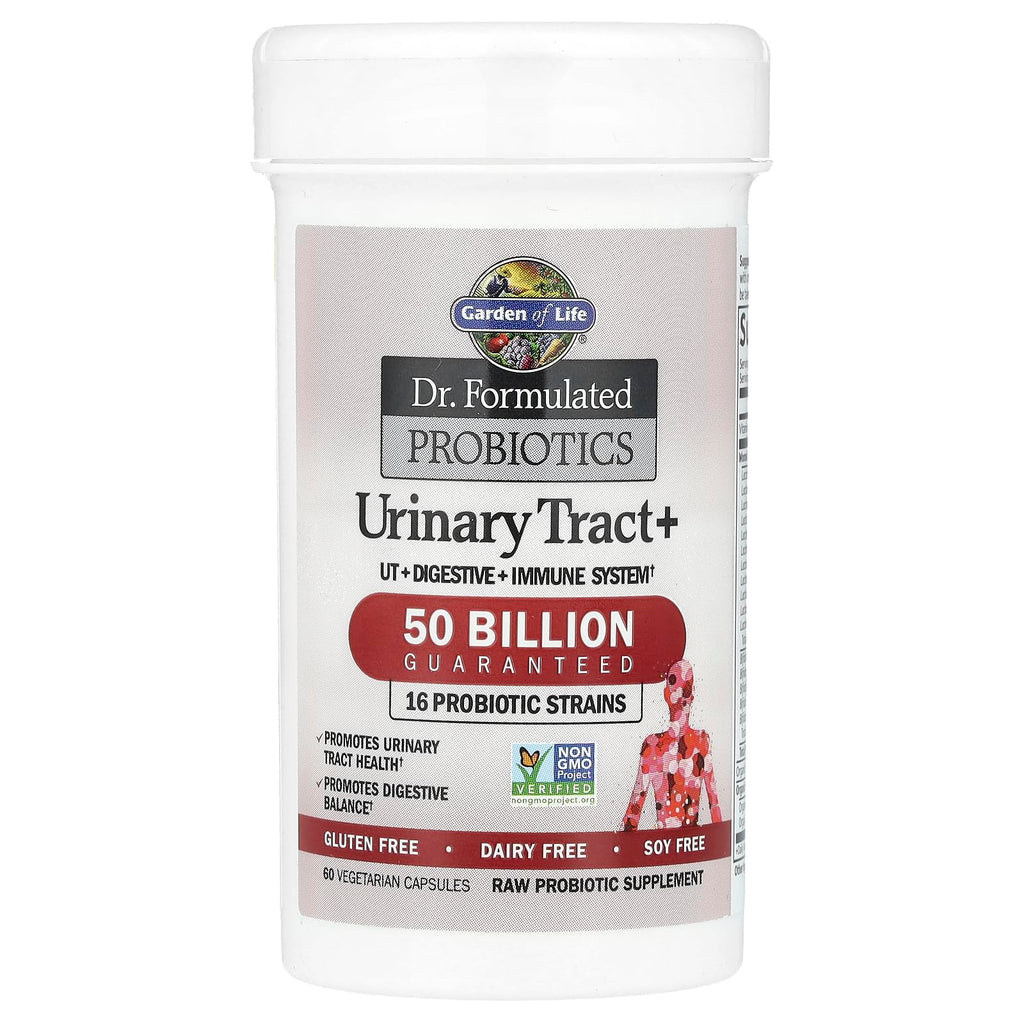 Garden of Life Dr. Formulated Probiotics Urinary Tract+ - 50 Billion CFU - Supports Digestive, Immune & Urinary Tract Health - FENGGESTORE20