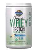 Garden of Life Grass Fed Whey Protein Powder Vanilla - 21g Protein for Women & Men + Probiotics - 12 Servings - Gluten Free, Non GMO, Kosher, Humane, RBST & rBGH Hormone Free - FENGGESTORE20