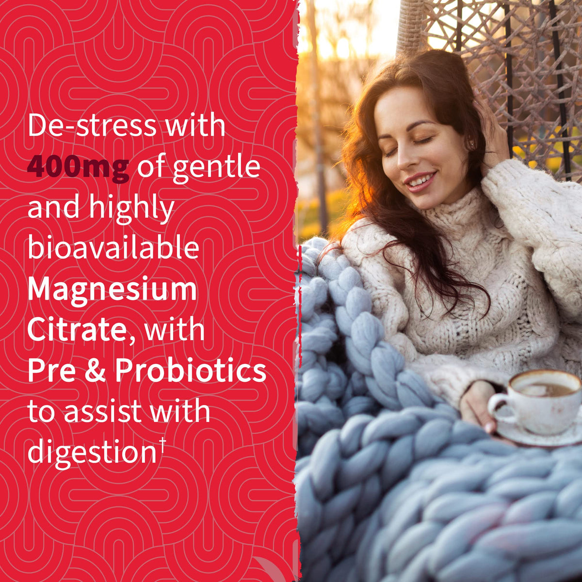 Garden of Life Magnesium Citrate Supplement Gummies with Prebiotics & Probiotics for Stress, Sleep & Recovery - Vegan, Gluten Free, Kosher, Non-GMO - FENGGESTORE20