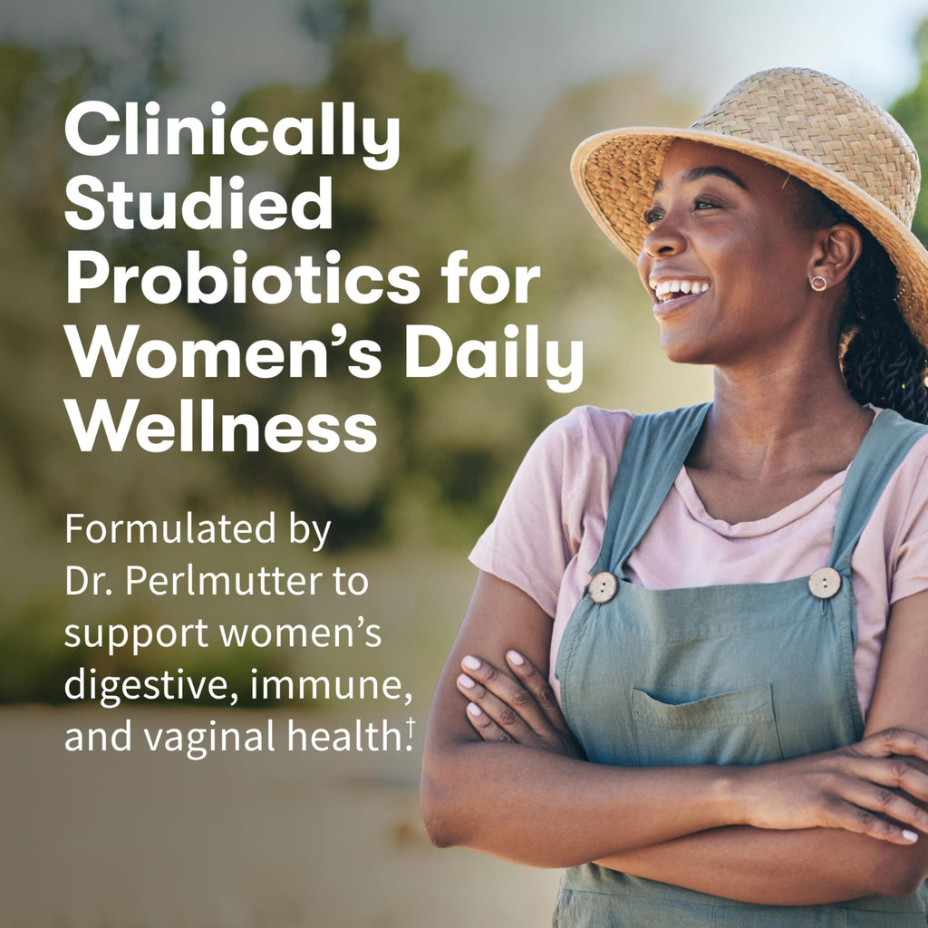Garden of Life Once Daily Dr. Formulated Probiotics for Women 50 Billion CFU 16 Probiotic Strains with Organic Prebiotics for Digestive, Vaginal & Immune Health, Dairy Free, Shelf Stable 30 Capsules - FENGGESTORE20