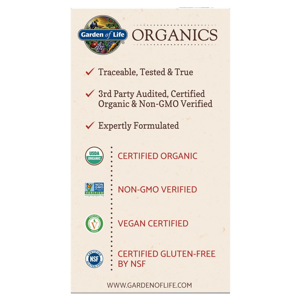 Garden of Life Organic Ashwagandha Supplement with Probiotics & Ginger - Stress, Mood & Energy Support, Vegan, Gluten Free - FENGGESTORE20