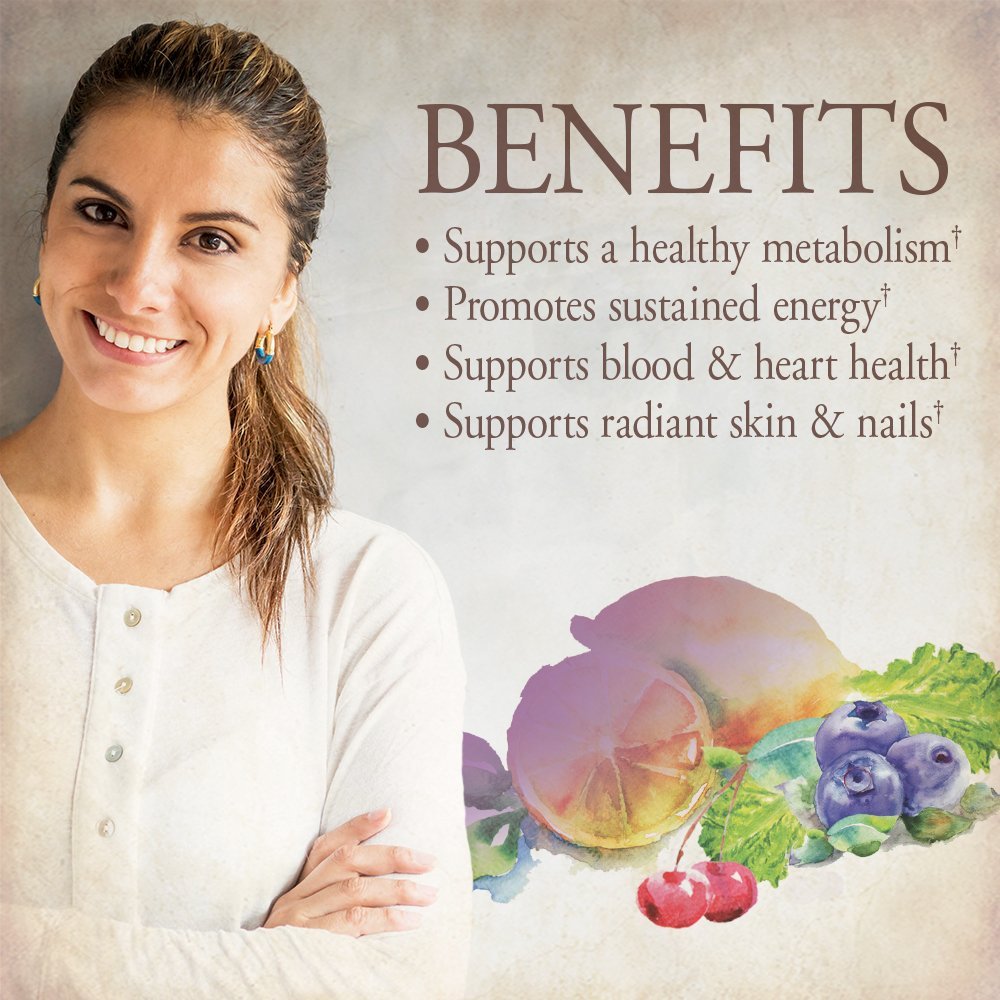 Garden of Life Organics Multivitamin for Women - Women's Once Daily Multi - Whole Food Multi with Iron, Biotin, Vegan Organic Womens Multivitamin for Health - FENGGESTORE20