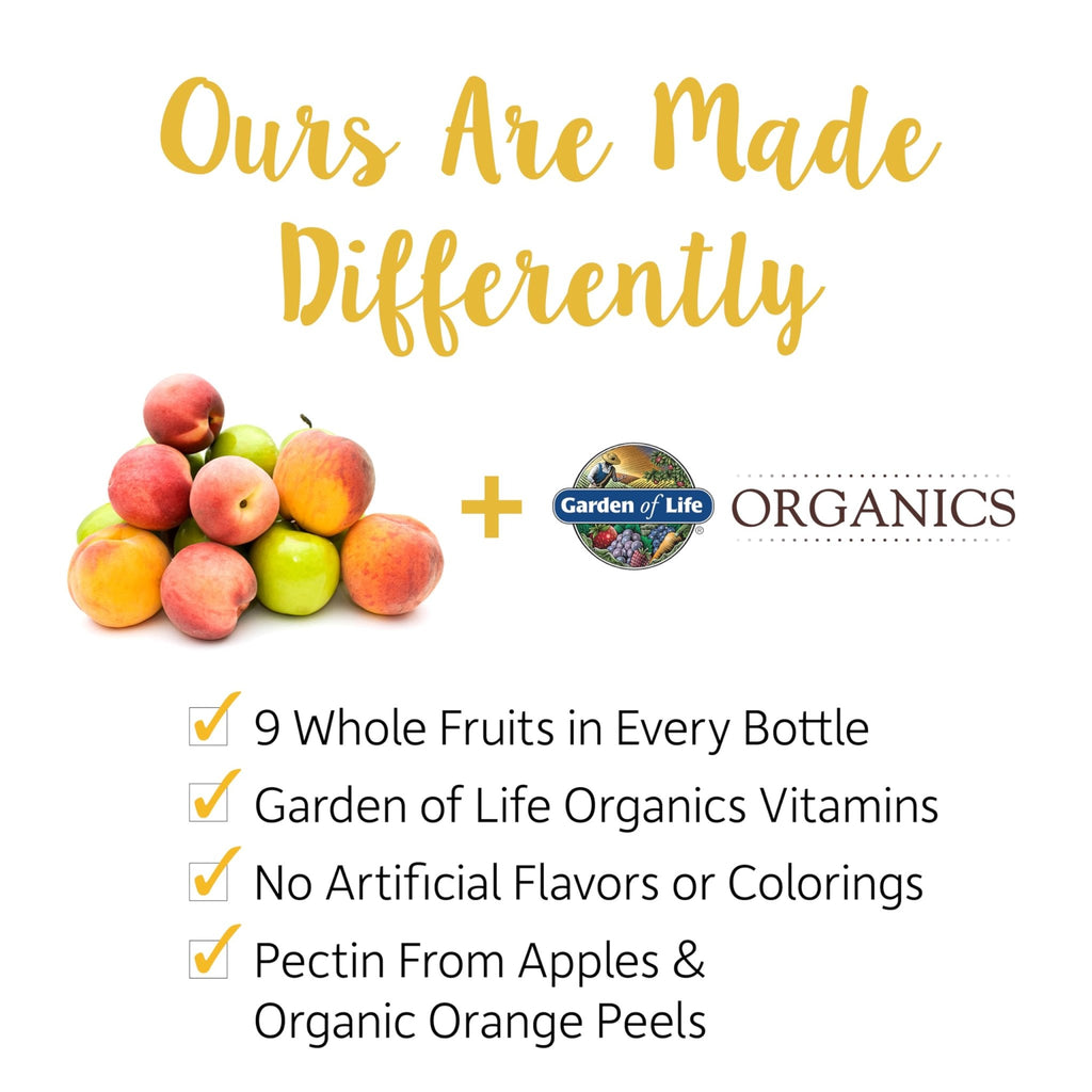 Garden of Life Organics Women's Gummy Vitamins - Berry - Certified Organic, Non-GMO, Vegan, Kosher Complete Multi - Methyl B12, C & D3 - Gluten - FENGGESTORE20