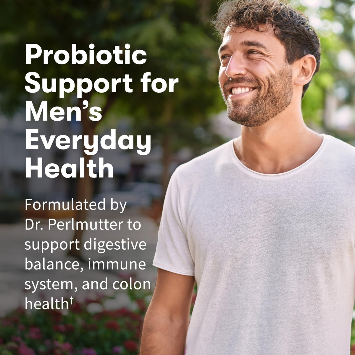 Garden of Life Probiotics for Men, Dr Formulated 50 Billion CFU 15 Probiotics for Digestive Health + Organic Prebiotic Fiber, Colon & Immune Support - FENGGESTORE20