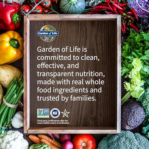 Garden of Life Zinc Supplements 30mg High Potency Raw Zinc and Vitamin C Multimineral Supplement, Vitamin Code Vitamins Trace Minerals & Probiotics - FENGGESTORE20