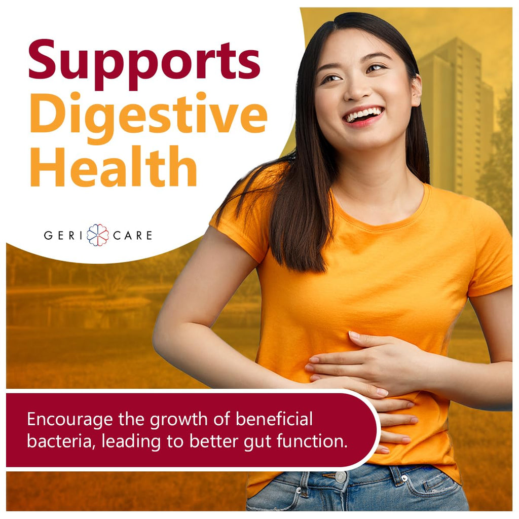 GeriCare Prebiotic Digestive Support, Gummies Compare to Metamucil Fiber Gummies, Berry Flavor, 72 Count, Plant-Based Fiber for Gut Health, Non-GMO, - FENGGESTORE20