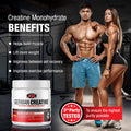 German Creatine - Micronized Creatine Monohydrate Powder, 99.99% Pure Creapure for Muscle Growth, Strength & Performance, Supports Muscle Recovery, 3rd Party Tested - FENGGESTORE20