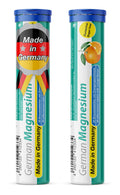 German Magnesium Oxide Supplement | Effervescent Tablets | Orange Flavor – 200 mg Magnesium per Serving | Sugar Free, Vegan – T&D Pharma – Made in Germany - FENGGESTORE20