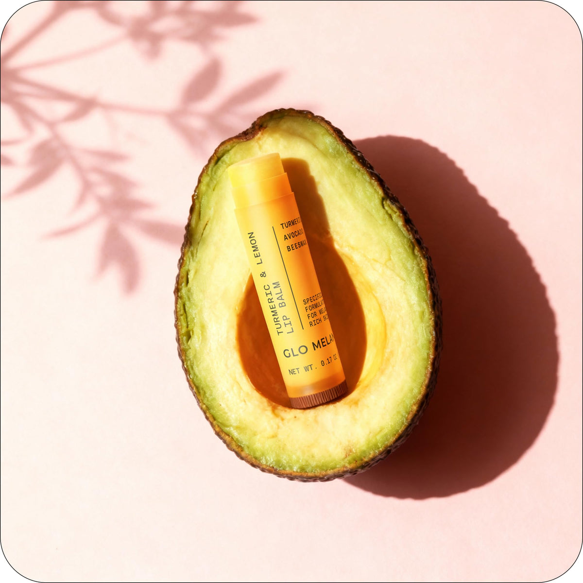 Glo Melanin All Natural Lemon and Turmeric Lip Balm - Natural Lip Balm Illuminate Your Smile - FENGGESTORE20