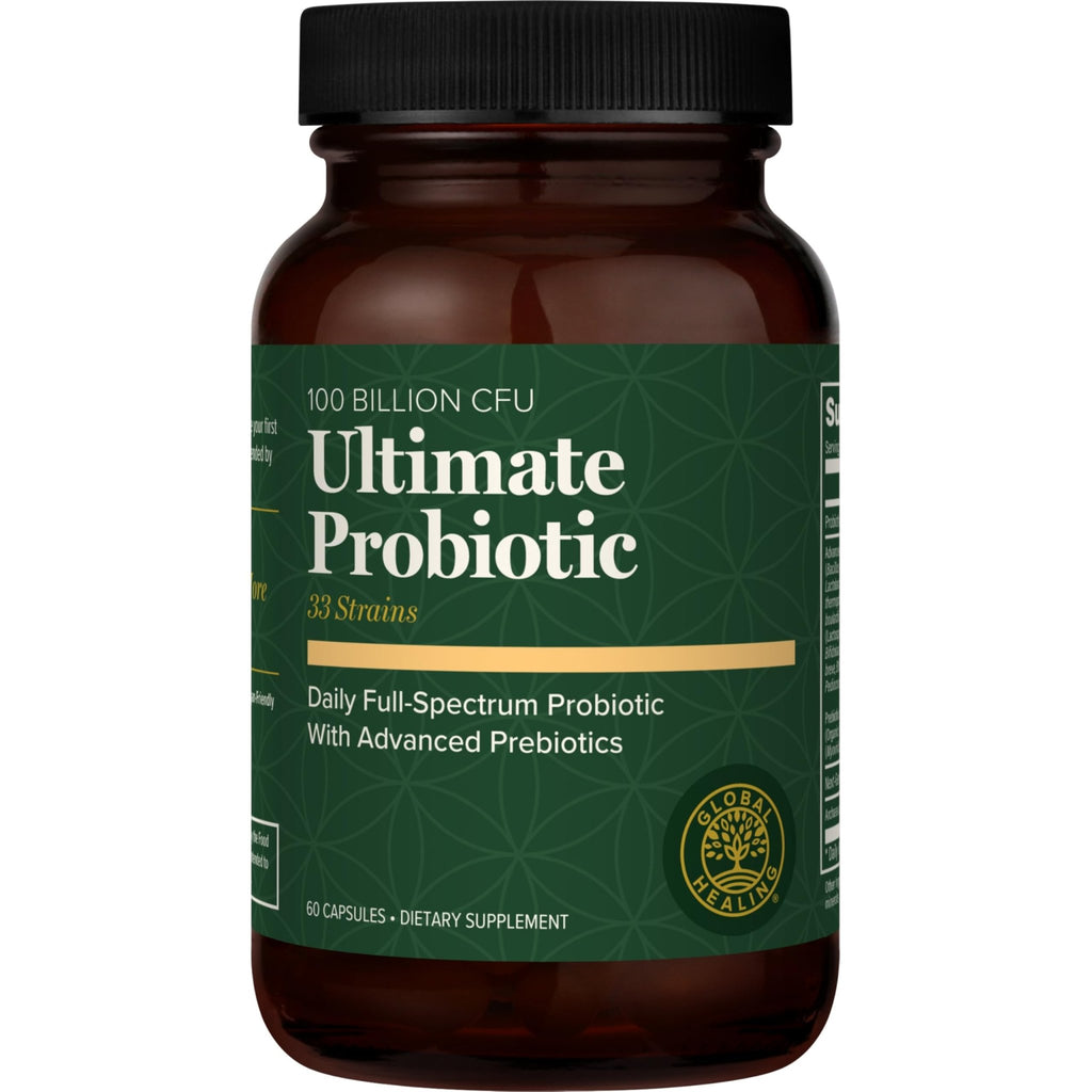 Global Healing Ultimate Probiotic Blend Supplement with Prebiotics and Probiotics for Digestive Health, Digestive Tract, & Immune System, Gut Health for Men & Women, - FENGGESTORE20
