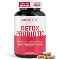 GOBIOTIX Detox Probiotic Supplement for Digestive Health - Milk Thistle, Turmeric, and Dandelion Root, Enzymes for Gut Health - FENGGESTORE20