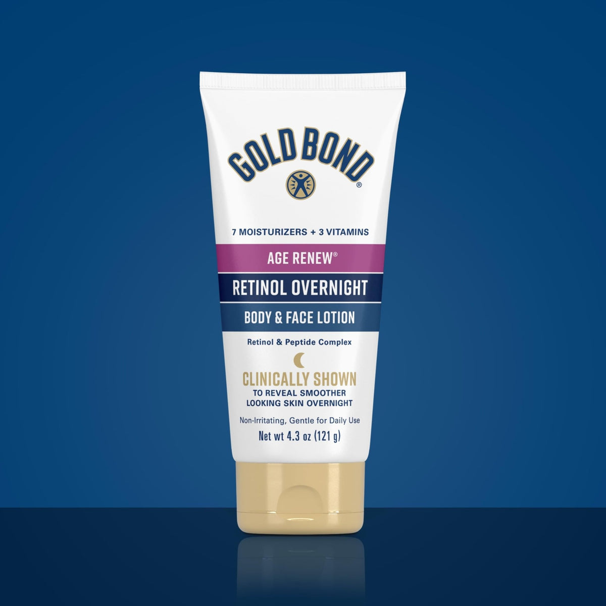Gold Bond Age Renew Day & Night Duo Lotion Set for Body & Face, Crepe Corrector & Retinol Overnight Lotion - FENGGESTORE20