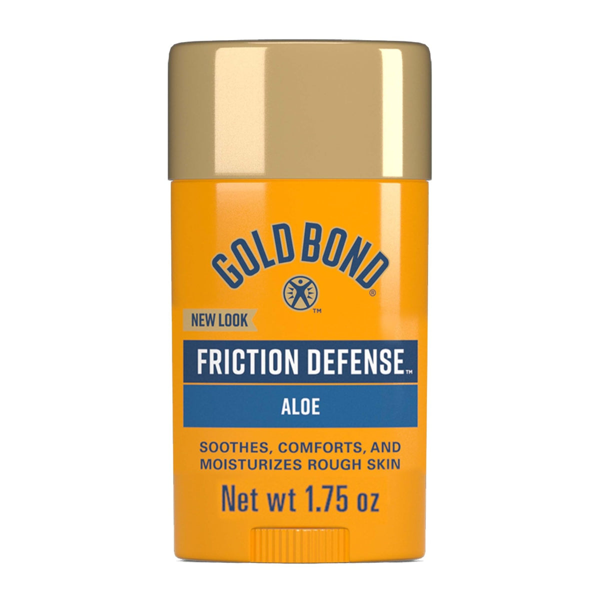 Gold Bond Friction Defense Stick, Anti Chafing Stick with Aloe to Soothe, Comfort & Moisturize Chafed Skin, 1.75 oz. - FENGGESTORE20