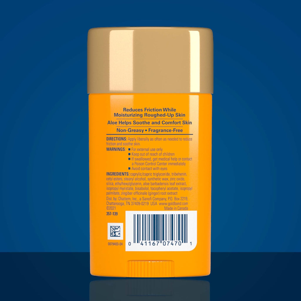 Gold Bond Friction Defense Stick, Anti Chafing Stick with Aloe to Soothe, Comfort & Moisturize Chafed Skin, 1.75 oz. - FENGGESTORE20