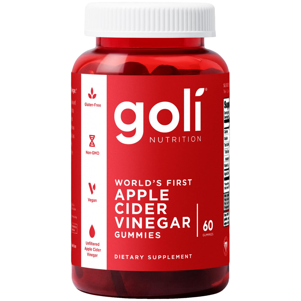 Goli Apple Cider Vinegar Gummies - Worlds First ACV Gummy with Vitamin B12, Beetroot & Pomegranate - FENGGESTORE20