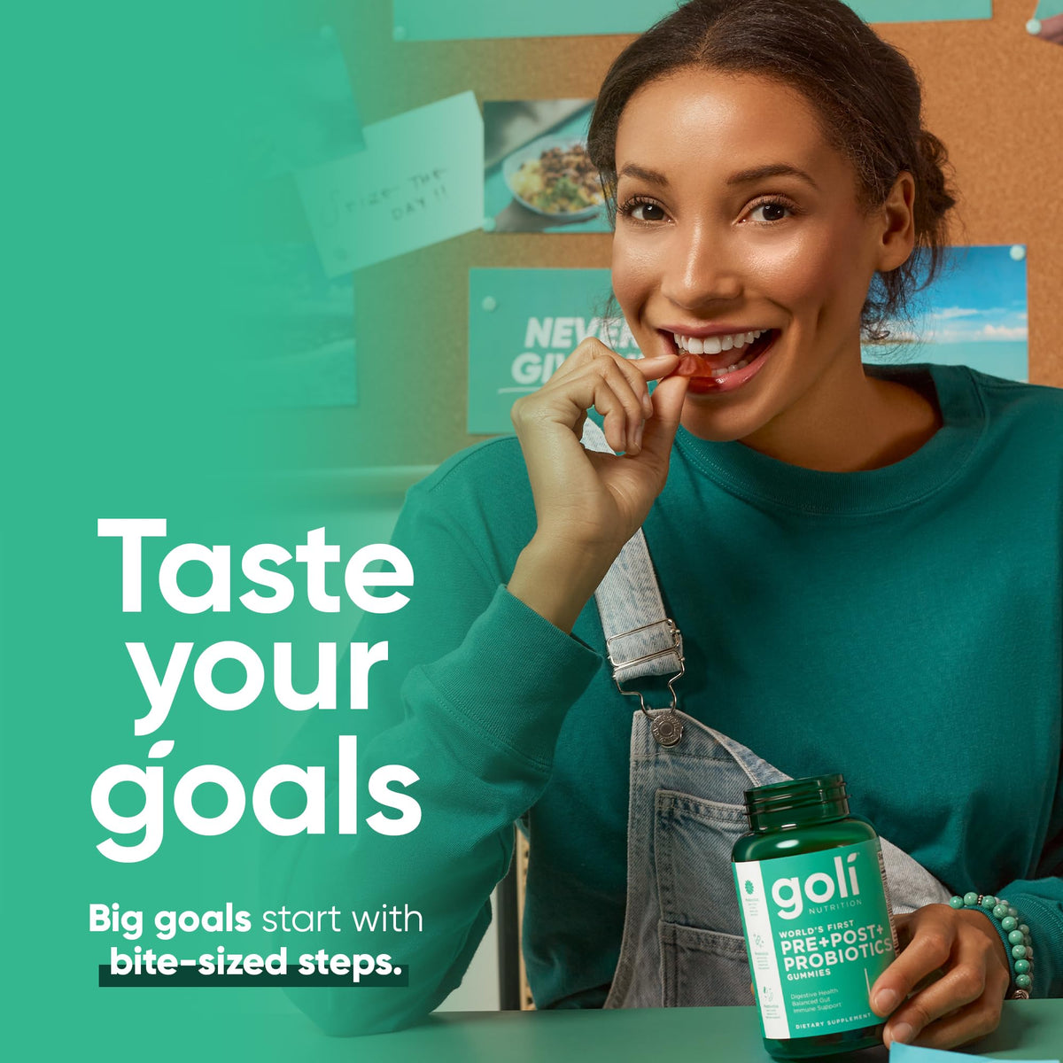 Goli Pre Pro Postbiotic Gummies - Worlds First 3-in-1 Formula with DE111 Probiotics, XOS Prebiotics, MCC1849 Postbiotics - Vegan, Non-GMO, Gluten-Free - FENGGESTORE20