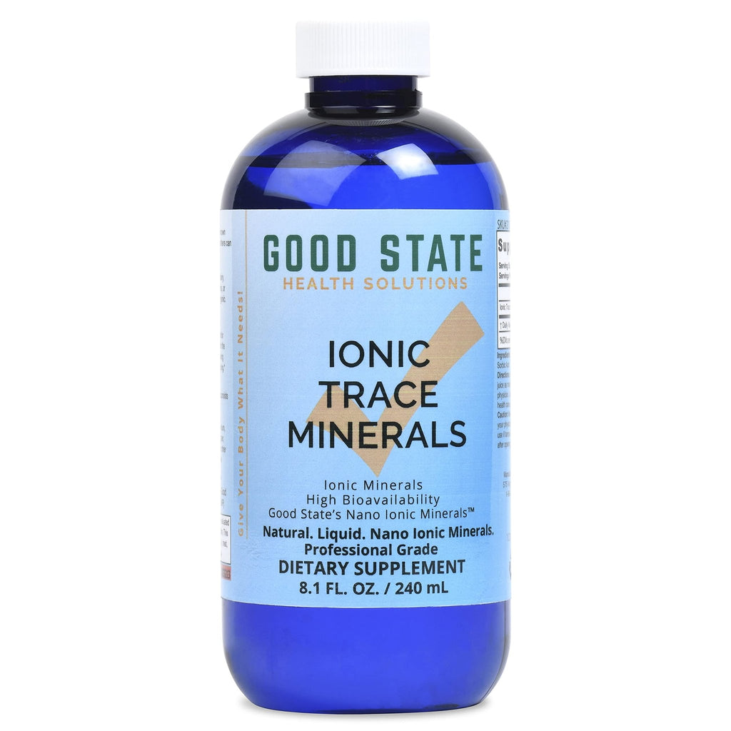 Good State Liquid Ionic Trace Minerals (96 servings at 125 mg - 8 fl oz) - FENGGESTORE20