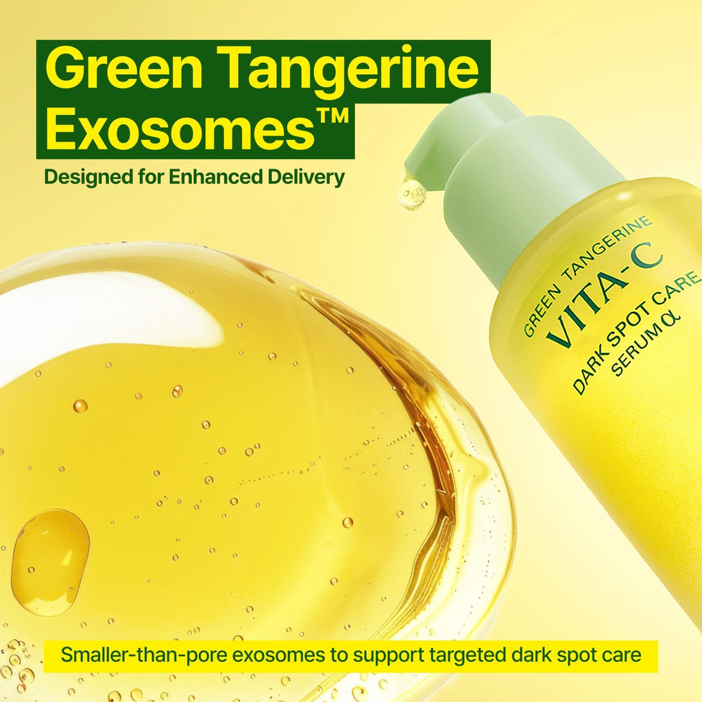 GOODAL Green Tangerine Vitamin C Serum [Advanced Ver.] – Facial Serum with 5% Niacinamide & Exosome Technology - FENGGESTORE20