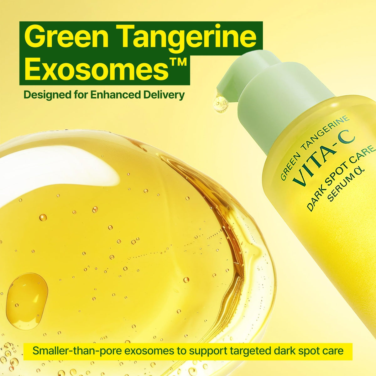 GOODAL Green Tangerine Vitamin C Serum [Advanced Ver.] – Facial Serum with 5% Niacinamide & Exosome Technology - FENGGESTORE20