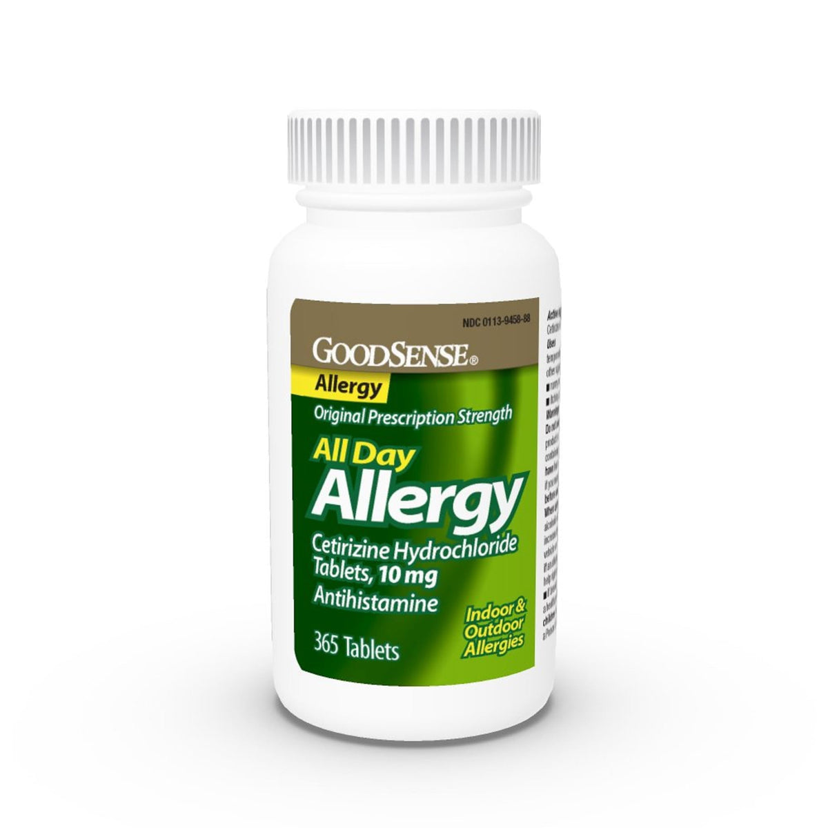 GoodSense 24 Hour Allergy Relief, Cetirizine Hydrochloride Tablets, 10 mg, Antihistamine - FENGGESTORE20