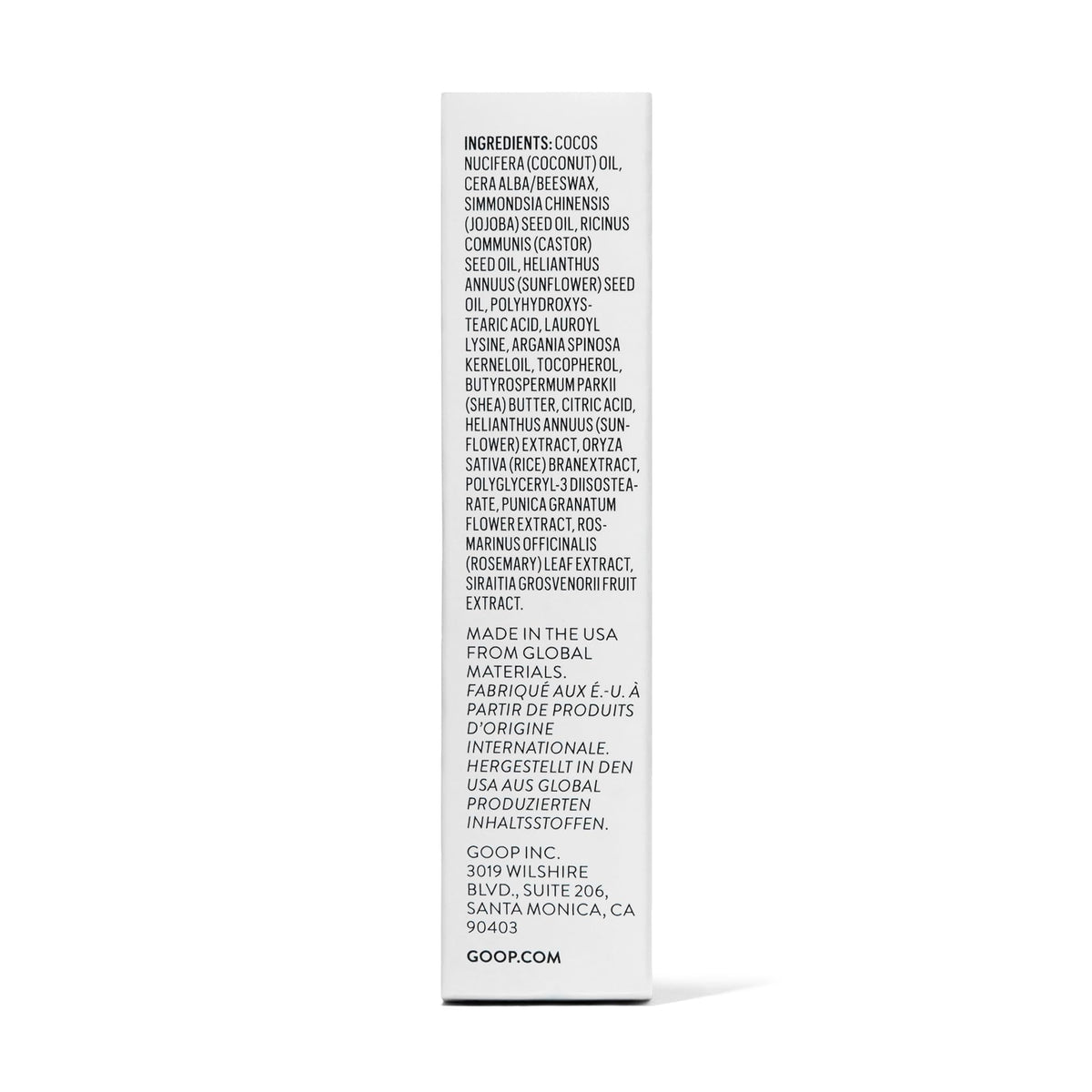 goop Beauty Clean Lip Balm | Dry Lips Treatment | Coconut Oil, Pomegranate Extract, & Shea Butter | Petroleum Free | 0.16 oz - FENGGESTORE20