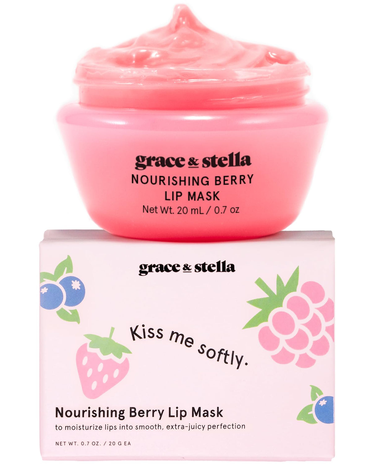 grace & stella Award Winning Lip Butter - Hydrating Lip Balm - Nourishing Lip Mask (1-pack) Travel Essentials, Travel Size Toiletries - FENGGESTORE20